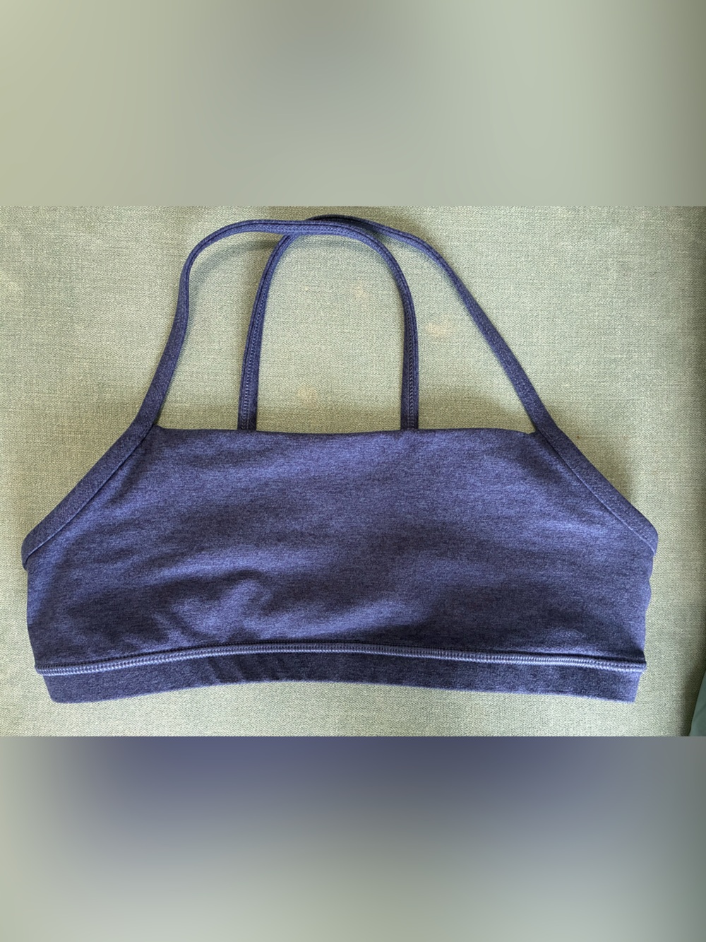 Fleo Heathered purple Chloe sports bra